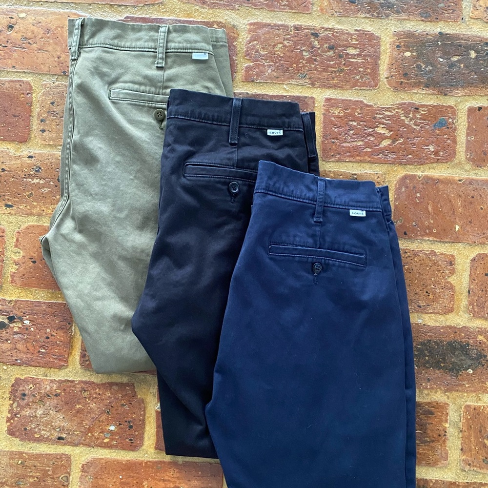 Lot of 3 Levi’s 511 chinos 30x30